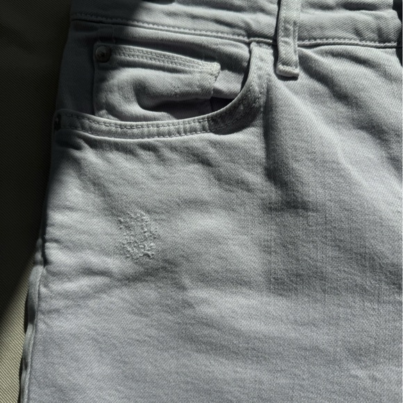 Pilcro cropped high-rise bootcut lavender jeans. Soft, stretchy, comfy. Size 28 - Picture 8 of 9